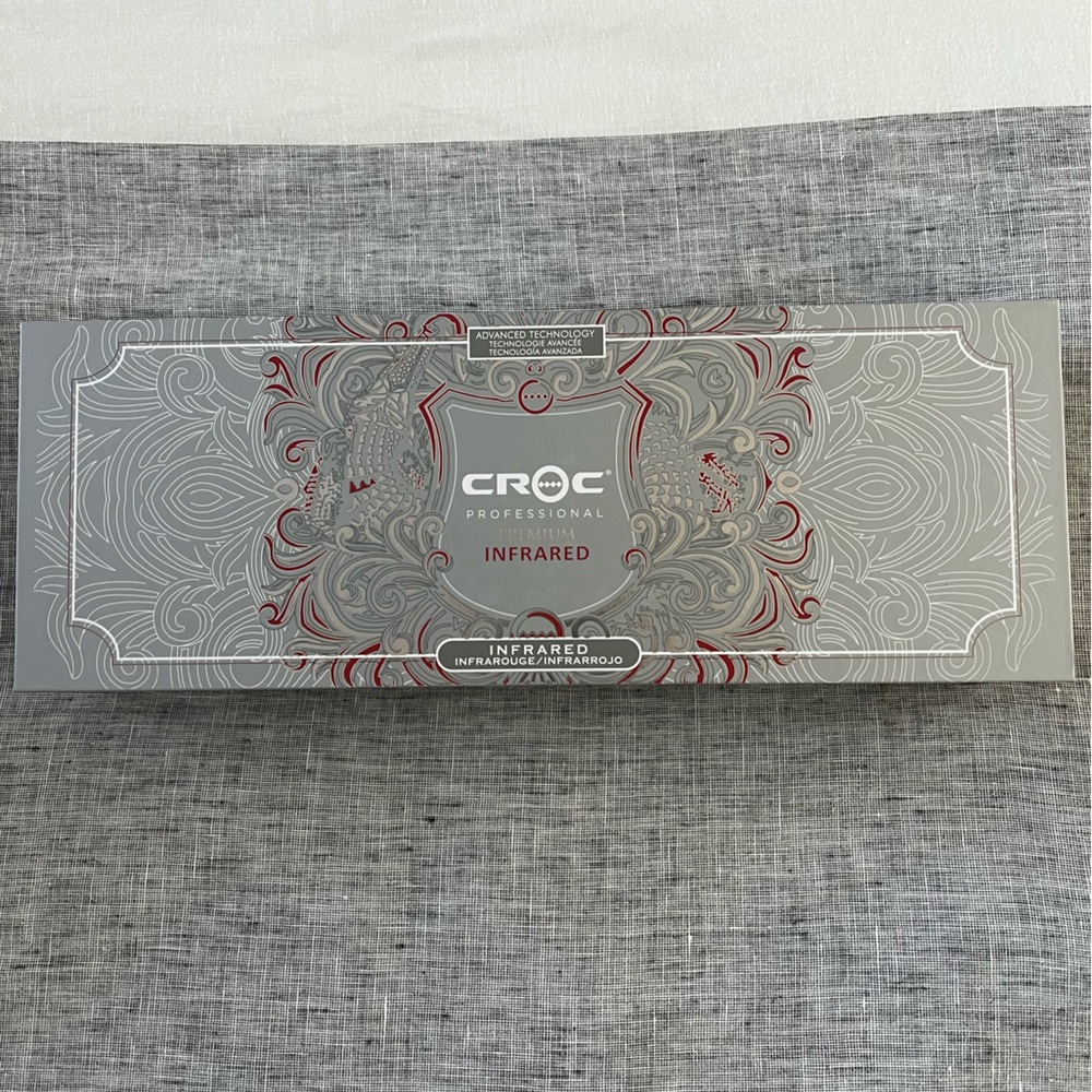 Croc Premium Infrared Flat Iron 1.5” plate NEVER USED